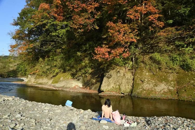 こちらは、秩父の河原