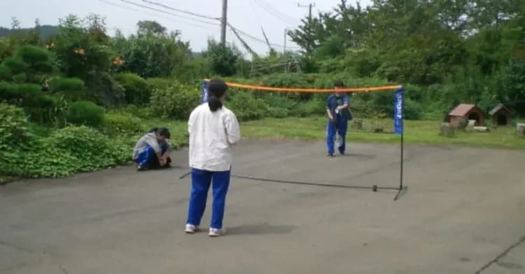 バトミントン練習