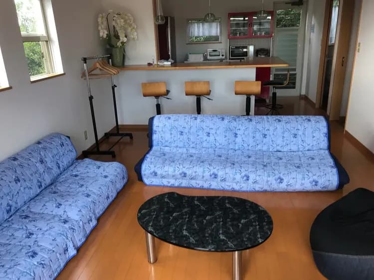 開放的なリビングルーム