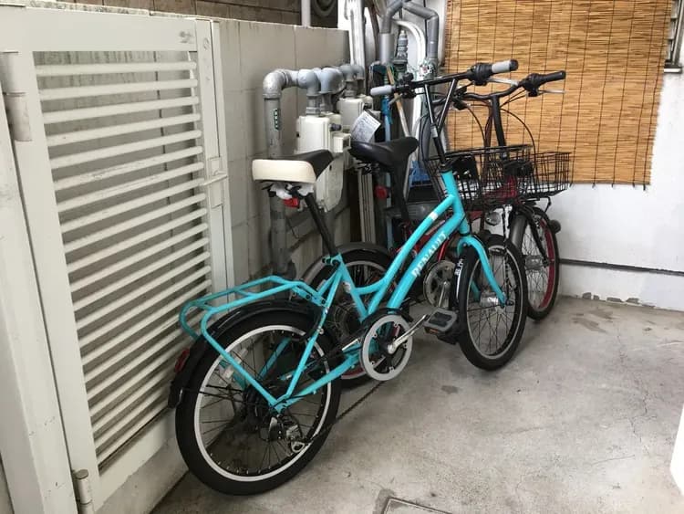 貸出無料のレンタサイクル