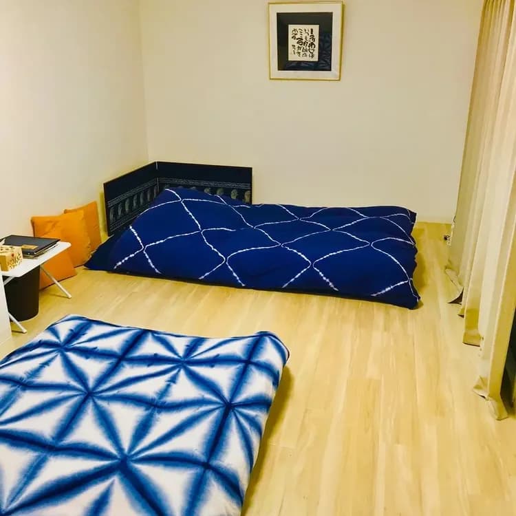 ワンルーム　お布団2組