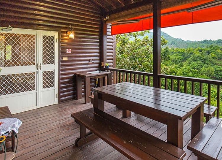 倚月觀荷民宿（可包棟）｜烤肉區、停車場-6