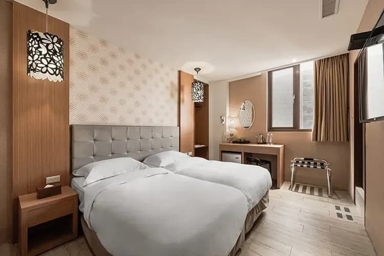 時尚雙人房（兩小床）- 客房