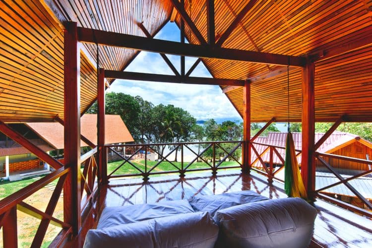 Sea view from the Duplex suite bungalow