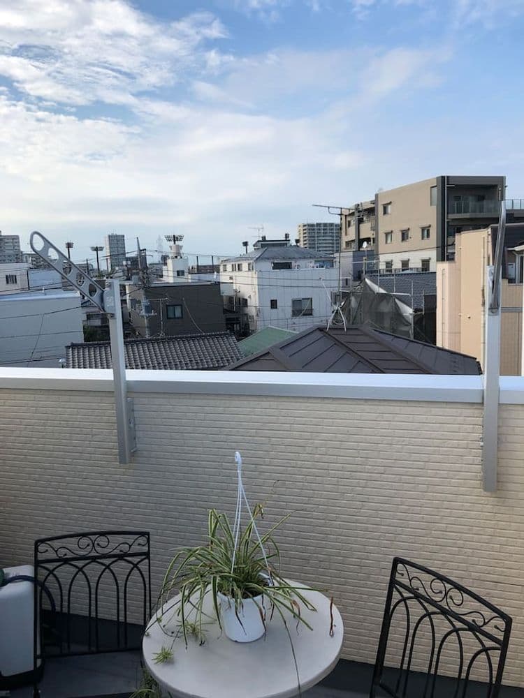 【View the Tokyo Sky Tree from our sky balcony / 4楼天台可以远眺天空树（晴空塔） / スカイバルコニーから東京スカイツリーが眺める！】