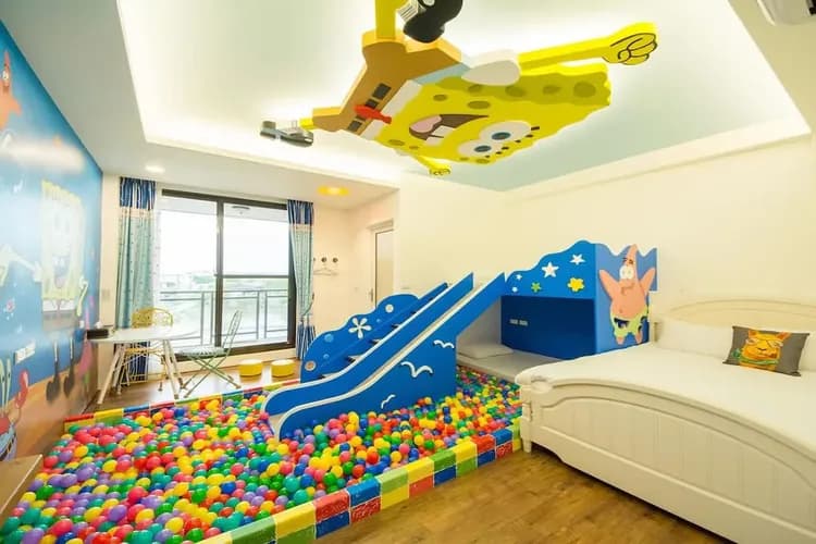 米樂民宿｜附溜滑梯、球池-1