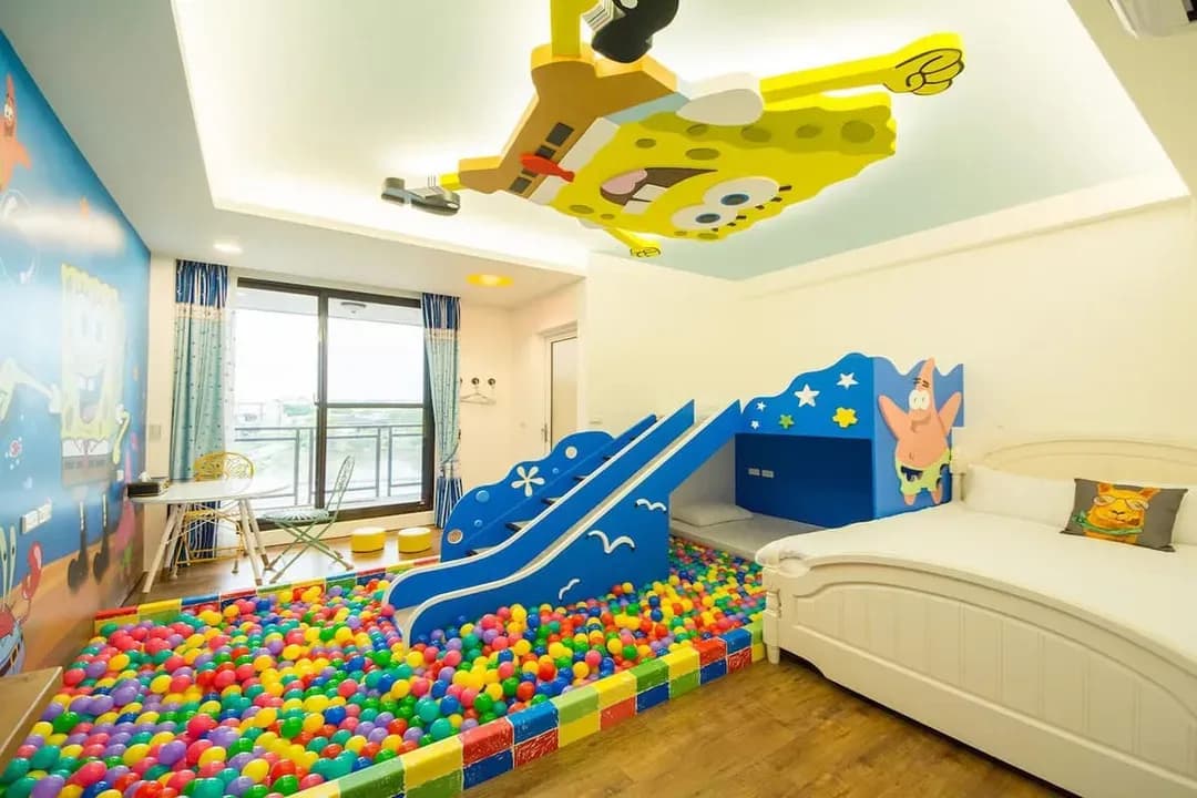 宜蘭縣-米樂民宿｜附溜滑梯、球池