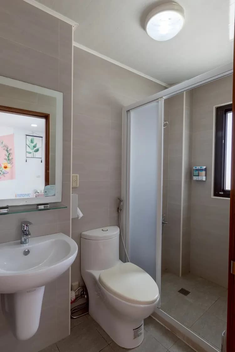 房間都有獨立衛浴