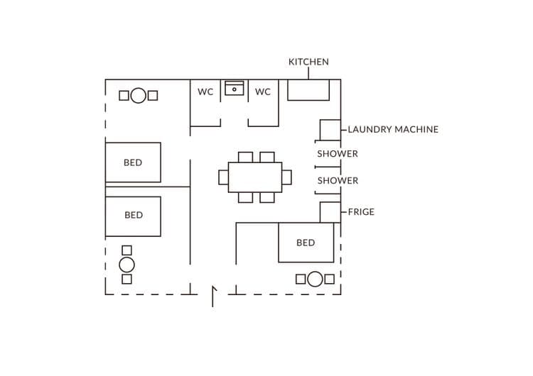 Design hotel near Ueno/Asakusa with 3 bedrooms-3