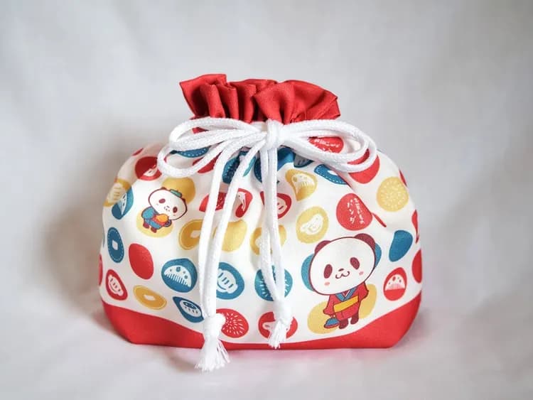 【お買いものパンダルーム】当施設限定アメニティ／巾着
