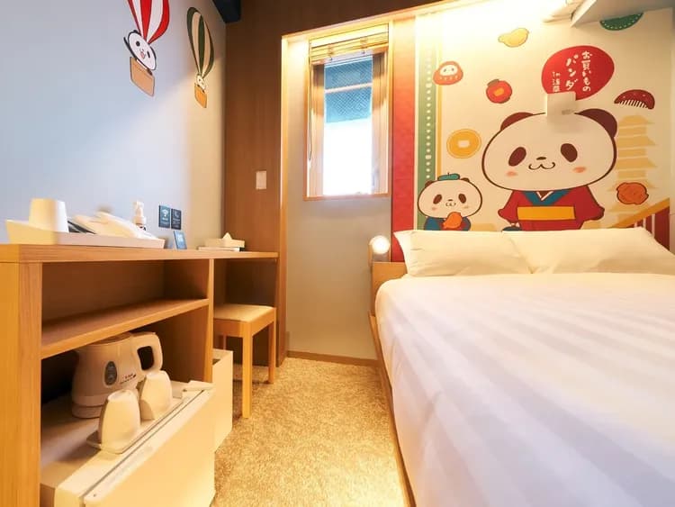 【お買いものパンダルーム／ダブル】ダブルルームは隅田川デザイン
