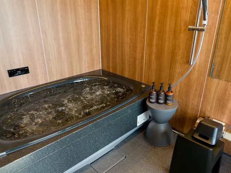 全室共通／リゾートバブル機能完備のバスルーム