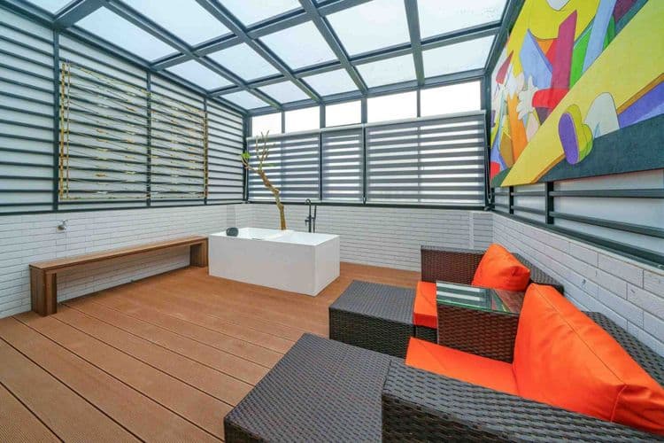 豪華雙人房含浴缸附陽台