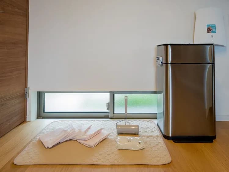 【105（ペット用品）】ペット用のゴミ箱や消臭設備を完備