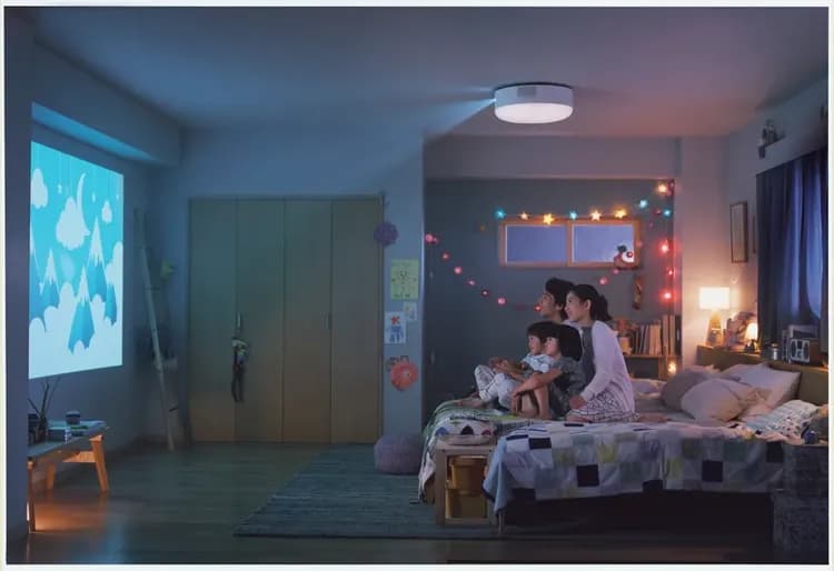 プロジェクター付シーリングライト「popInAladdin」