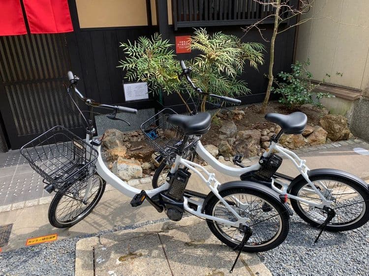 電動自転車を無料で提供しております