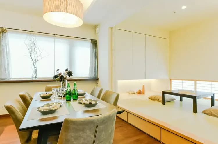 和と洋が融合した素敵な空間（リビング）