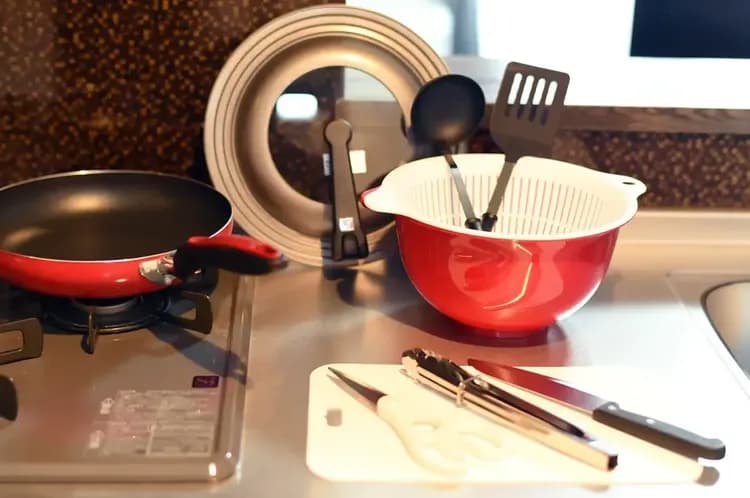 調理器具揃っています