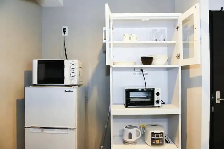 戸棚に色々入っています