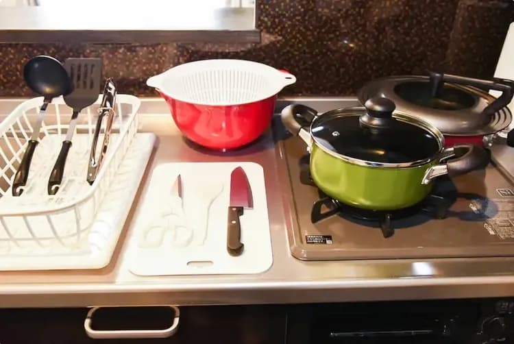 調理道具も揃っています