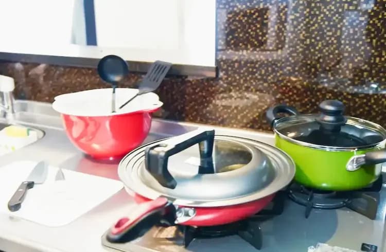 調理道具も揃ってます