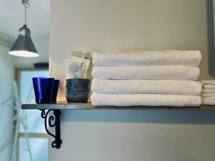 バスタオル＆歯ブラシ