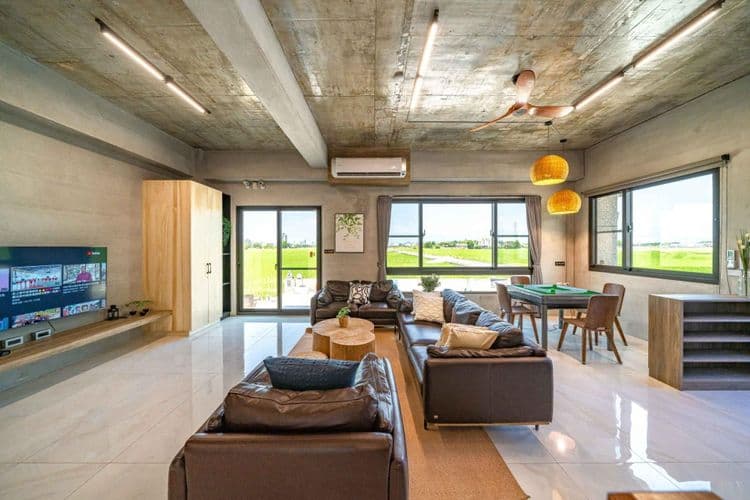 宜蘭伍月民宿｜18人包棟 ｜包棟獨棟民宿 親子溜滑梯 、麻將桌、廚房設施-4