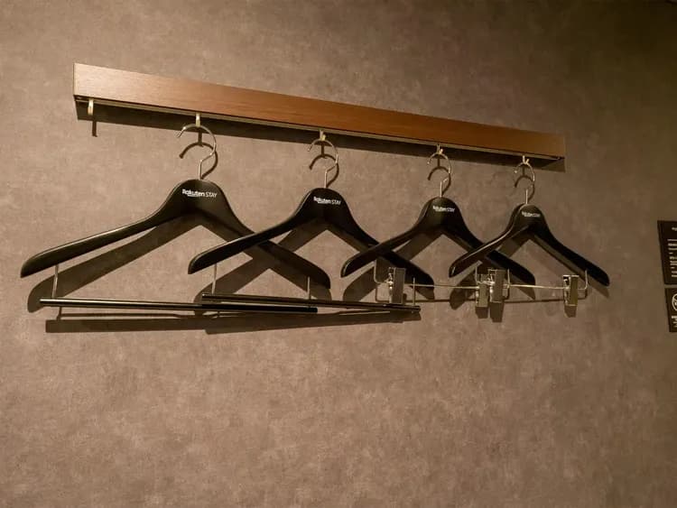 【ペット可・スタンダードルーム】ハンガーラック