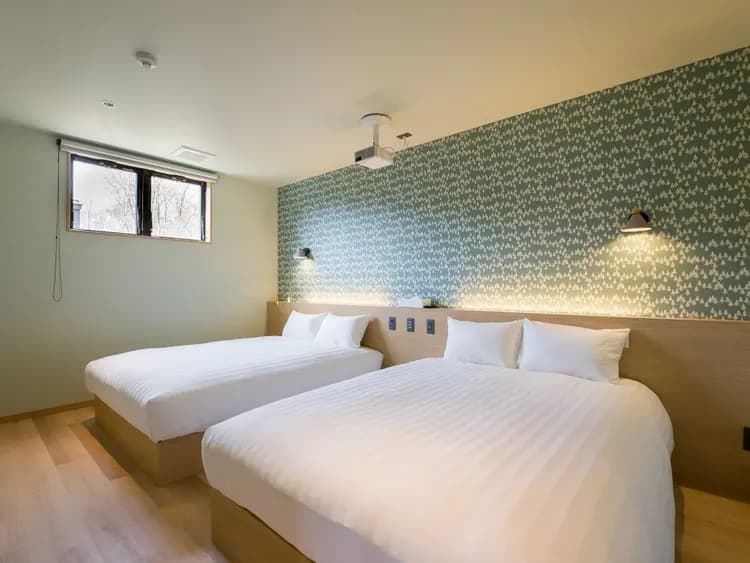 【露天ジャグジー付ルーム】プロジェクター完備のベッドルーム