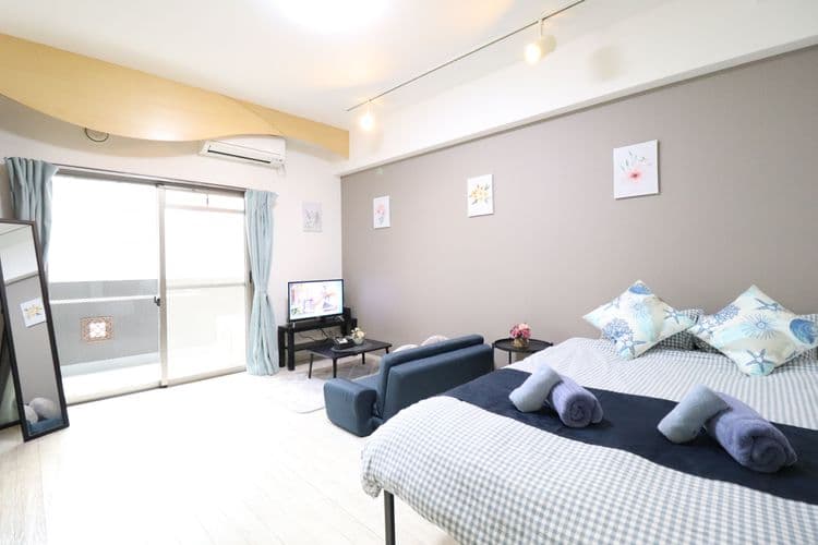 大阪寧靜旅居｜長堀橋站步行5分/日本橋站步行6分/近道頓堀和心齋橋商圈-1