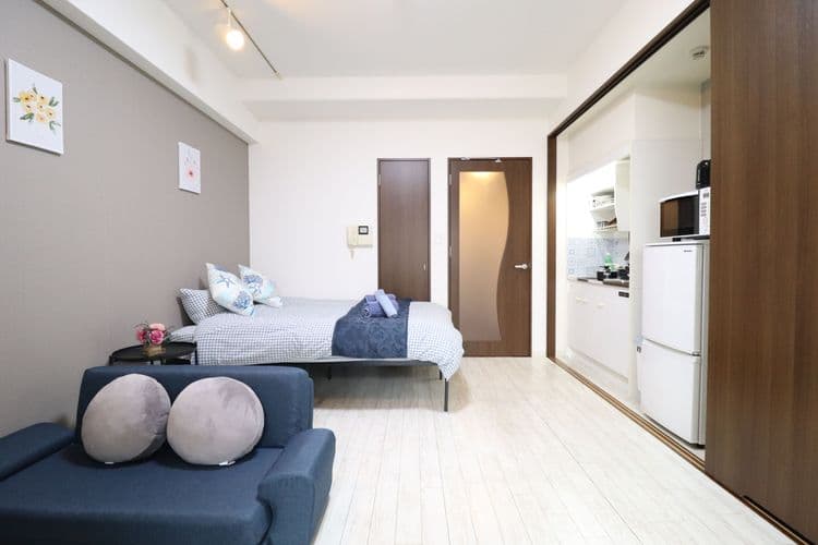 大阪寧靜旅居｜長堀橋站步行5分/日本橋站步行6分/近道頓堀和心齋橋商圈-3