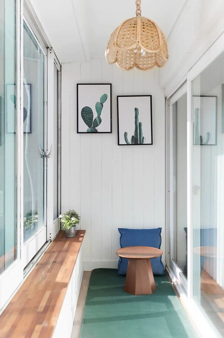 Balcony next to the living room