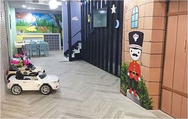 23here親子民宿｜溜滑梯&戲水池｜電梯&車站｜兒童電動車-3