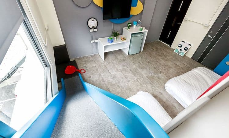 23here親子民宿｜溜滑梯&戲水池｜電梯&車站｜兒童電動車-4