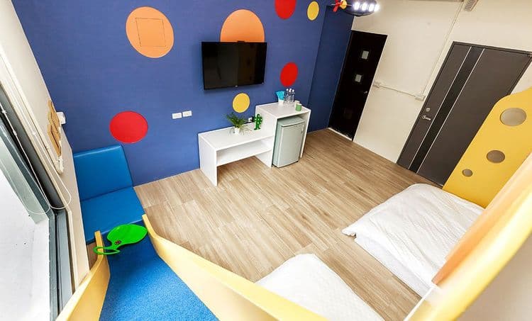 23here親子民宿｜溜滑梯&戲水池｜電梯&車站｜兒童電動車-7