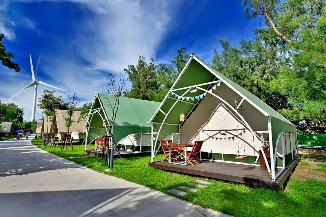 台中市-向海那漾｜獨家8折起！濱海豪華露營、一泊三食、海景