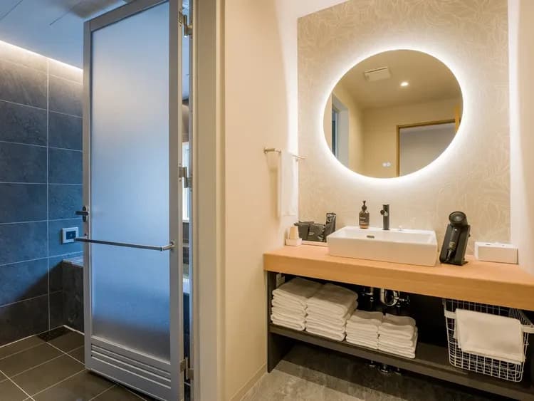 【シンプルモダン・107,109】広々と使える洗面エリア