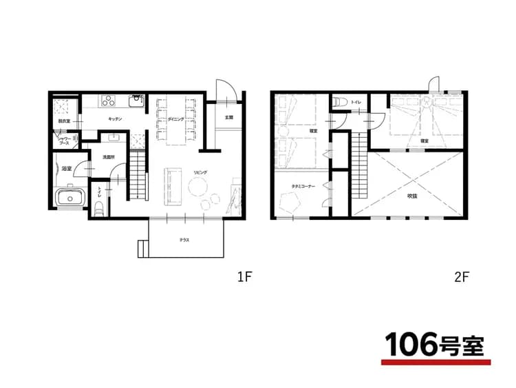 【106】間取り図　