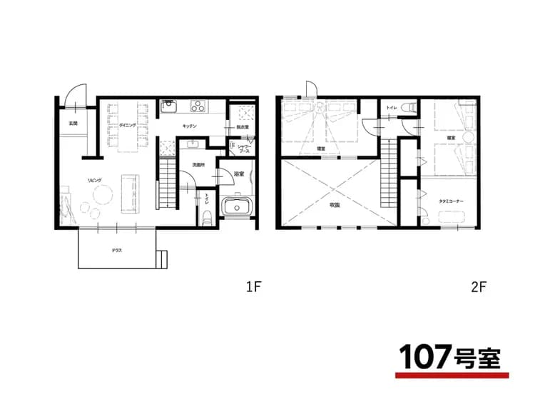 【107】間取り図　