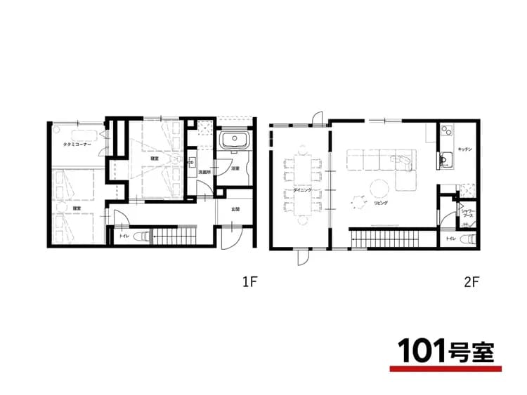 【101】間取り図　