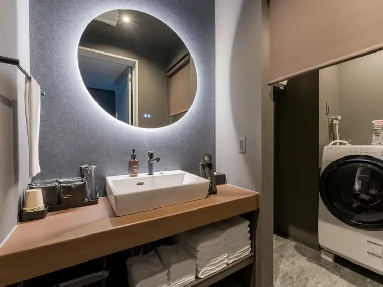 【スタイリッシュ】ドラム式洗濯乾燥機 / 洗面エリア