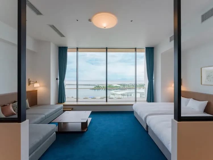 【91（スイートルーム）】最上階から臨むオーシャンビューはスイートルームの特権