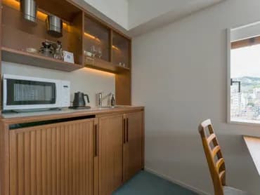 【2段ベッド＋シングルルーム・バスタブあり】家電やグラスなど備品も充実