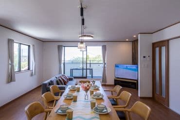 沖縄ファミリー旅に大人気［恩納村］5LDK~バケーションレンタル素泊一棟貸切！オーシャンビューBBQ-3