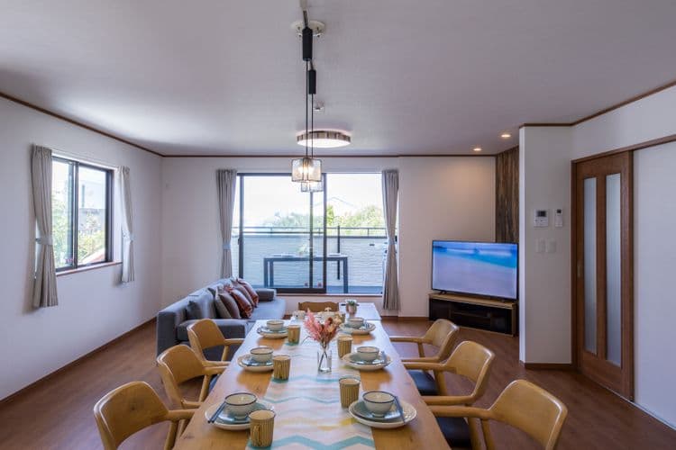 沖縄ファミリー旅に大人気［恩納村］5LDK~バケーションレンタル素泊一棟貸切！オーシャンビューBBQ-3