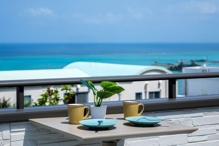 White Terrace D seaview terrace Private house/ 5 room 2 bath full kitchen living room NETFLIX/BBQ/MAX 10 ppl/English OK-7