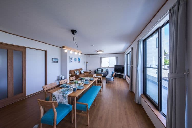 White Terrace D seaview terrace Private house/ 5 room 2 bath full kitchen living room NETFLIX/BBQ/MAX 10 ppl/English OK-2