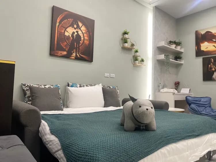 一樓沙發床開床