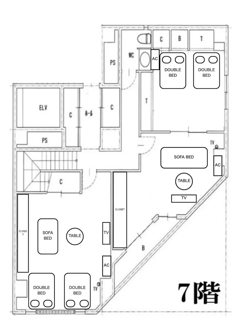 ELLE 難波 樓中樓｜頂樓樓中樓/4-12人入住/今宮戎站步行1分/直達關西機場-20
