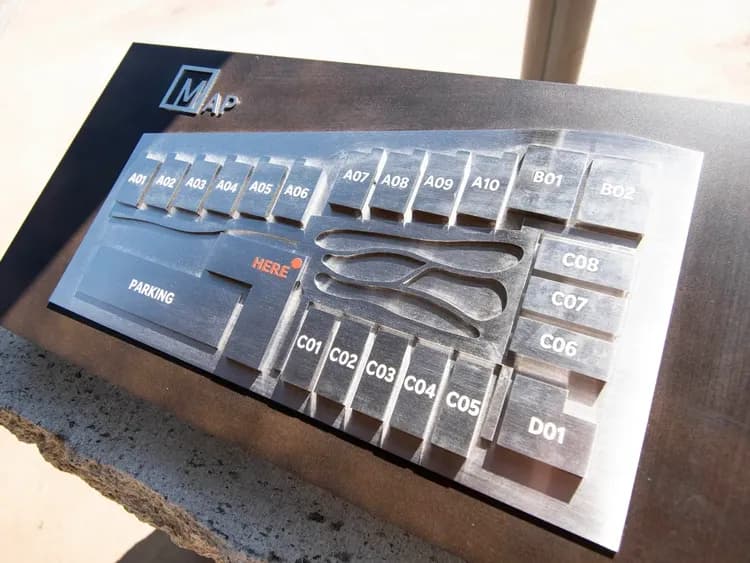 【施設見取り図】全21棟の1棟貸切プライベートヴィラタイプ。駐車場も完備